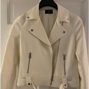 Tahari nylon/spandex Moto jacket size small. Never worn/excellent condition
